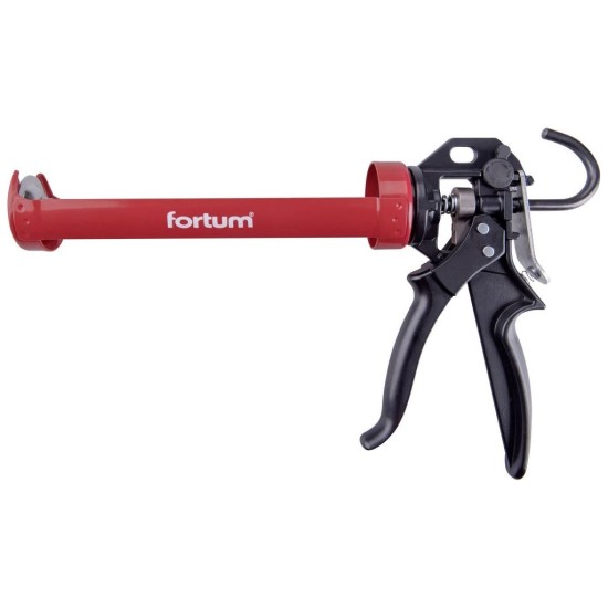 Rotačná vytláčacia pištoľ PROFI s prepínačom spätného kroku, 225mm/310ml FORTUM
