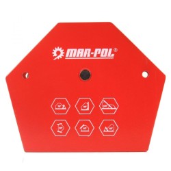 Uhlový magnet 30°/45°/60°/75°/90°/135°, 15kg MAR-POL