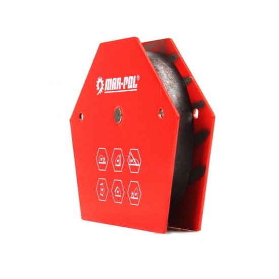 Uhlový magnet 30°/45°/60°/75°/90°/135°, 15kg MAR-POL Uhlový magnet 30°/45°/60°/75°/90°/135°, 15kg MAR-POL