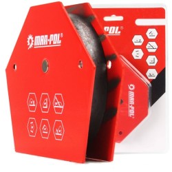 Uhlový magnet 30°/45°/60°/75°/90°/135°, 15kg MAR-POL