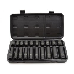 Nástrčné hlavice 10-19mm, 1/2", 38/78mm, sada 20ks, CrMo, 6-hrané v puzdre GEKO Nástrčné hlavice 10-19mm, 1/2", 38/78mm, sada 20ks, CrMo, 6-hrané v puzdre GEKO