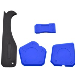 Silikónová škrabka s rezačkou, sada 4ks GEKO Silikónová škrabka s rezačkou, sada 4ks GEKO