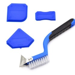 Silikónová stierka so štetcom, sada 4ks GEKO Silikónová stierka so štetcom, sada 4ks GEKO