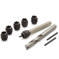 Sada fréz na vŕtanie bodových zvarov 9 ks, M8-M10 GEKO Sada fréz na vŕtanie bodových zvarov 9 ks, M8-M10 GEKO