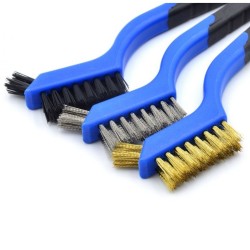 Sada drôtených kefiek 180mm, 3ks GEKO