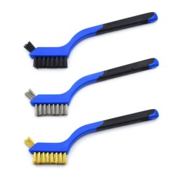 Sada drôtených kefiek 180mm, 3ks GEKO