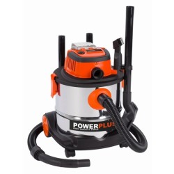 POWDP6040 Akumulátorový vysávač suchý/mokrý 20V (bez batérie) 20L POWERPLUS