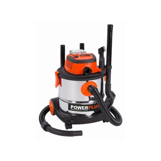 POWDP6040 Akumulátorový vysávač suchý/mokrý 20V (bez batérie) 20L POWERPLUS POWDP6040 Akumulátorový vysávač suchý/mokrý 20V (bez batérie) 20L POWERPLUS