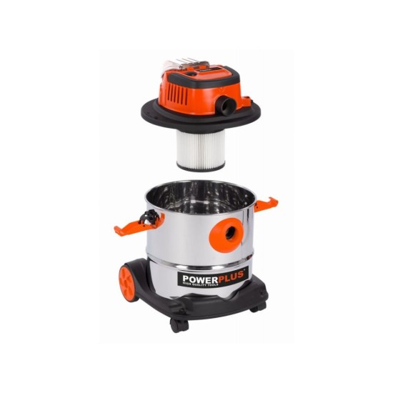 POWDP6040 Akumulátorový vysávač suchý/mokrý 20V (bez batérie) 20L POWERPLUS POWDP6040 Akumulátorový vysávač suchý/mokrý 20V (bez batérie) 20L POWERPLUS