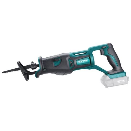 Akumulátorová chvostová píla SHARE20V, BEZUHLÍKOVÁ, bez akumulátora a nabíjačky EXTOL INDUSTRIAL Akumulátorová chvostová píla SHARE20V, BEZUHLÍKOVÁ, bez akumulátora a nabíjačky EXTOL INDUSTRIAL