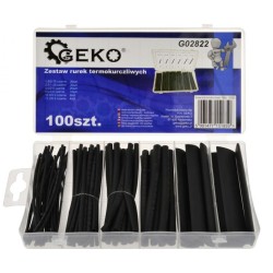 Zmršťovacia bužírka, sada 100ks GEKO Zmršťovacia bužírka, sada 100ks GEKO