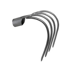 Vidlica 4 hroty bager komaxit F120KX bez rukoväte Vidlica 4 hroty bager komaxit F120KX bez rukoväte