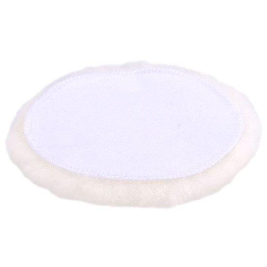 Vlnený leštiaci kotúč, ovčie rúno, T160, ⌀125mm, suchý zips EXTOL PREMIUM