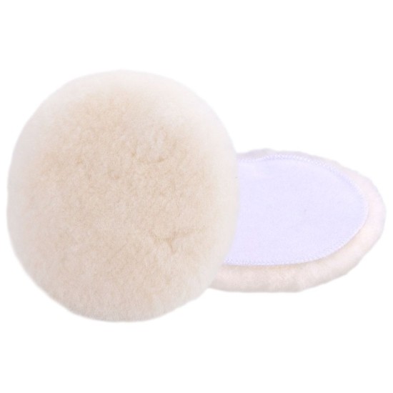 Vlnený leštiaci kotúč, ovčie rúno, T160, ⌀180mm, suchý zips EXTOL PREMIUM