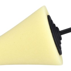 Penový leštiaci kužeľ, T80, žltý, priemer 80 mm, stopka 6 mm EXTOL PREMIUM Penový leštiaci kužeľ, T80, žltý, priemer 80 mm, stopka 6 mm EXTOL PREMIUM