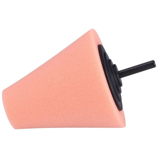 Penový leštiaci kužeľ, T40, oranžový, priemer 80 mm, stopka 6 mm EXTOL PREMIUM Penový leštiaci kužeľ, T40, oranžový, priemer 80 mm, stopka 6 mm EXTOL PREMIUM