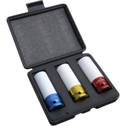 Nástrčné nástrčné hlavice 1/2", súprava 3 ks GÜDE