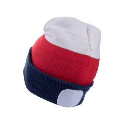 Kryt so svetlometom 45lm, dobíjací, USB, biela/červená/modrá, univerzálna veľkosť EXTOL LIGHT Kryt so svetlometom 45lm, dobíjací, USB, biela/červená/modrá, univerzálna veľkosť EXTOL LIGHT