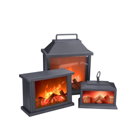 Krb s horiacim ohňom 28x12x20cm LED EXTOL LIGHT Krb s horiacim ohňom 28x12x20cm LED EXTOL LIGHT