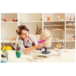 Horúca lepiaca pištoľ, ⌀11mm, 40W, ružová EXTOL LADY Horúca lepiaca pištoľ, ⌀11mm, 40W, ružová EXTOL LADY