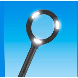 Lupa so svetlom 80lm, 3x zväčšenie, 3x0,5W COB LED EXTOL SVETLO Lupa so svetlom 80lm, 3x zväčšenie, 3x0,5W COB LED EXTOL SVETLO
