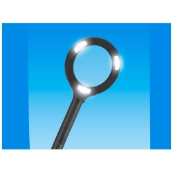 Lupa so svetlom 80lm, 3x zväčšenie, 3x0,5W COB LED EXTOL SVETLO