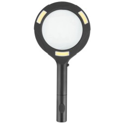 Lupa so svetlom 80lm, 3x zväčšenie, 3x0,5W COB LED EXTOL SVETLO