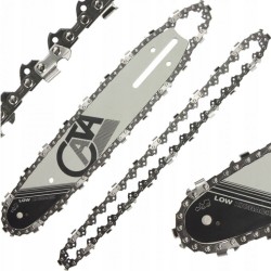 Vodiaca lišta pre reťazové píly a dve reťaze 25 cm 10" | 40| 1,3 mm | 3/8" CATA