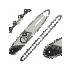 Vodiaca lišta pre reťazové píly a dve reťaze 25 cm 10" | 40| 1,3 mm | 3/8" CATA