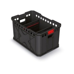 Modulárny prepravný box X BLOCK PRO čierny 536x354x300 KISTENBERG