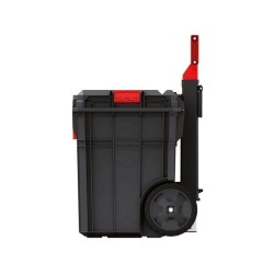 Kufrík na náradie s kolieskami a priehradkou X BLOCK LOG čierny 546x380x510 KISTENBERG