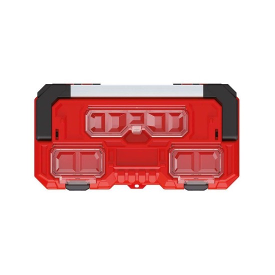 Kufrík na náradie TITAN PLUS s kovovou rukoväťou červený 554x286x276 KISTENBERG