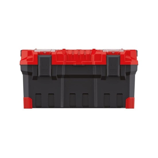 Kufrík na náradie TITAN PLUS s kovovou rukoväťou červený 554x286x276 KISTENBERG