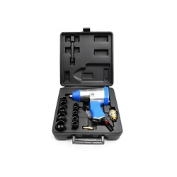 Pneumatický rázový uťahovák 1/2", 300Nm s príslušenstvom GEKO Pneumatický rázový uťahovák 1/2", 300Nm s príslušenstvom GEKO