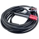 Zváracie káble, sada 2ks, 25mm2, 5m, 10-25, kliešte 200A, guma EXTOL PREMIUM