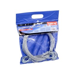 Vyťahovacie lano 5000 kg s karabínami COMPASS Vyťahovacie lano 5000 kg s karabínami COMPASS