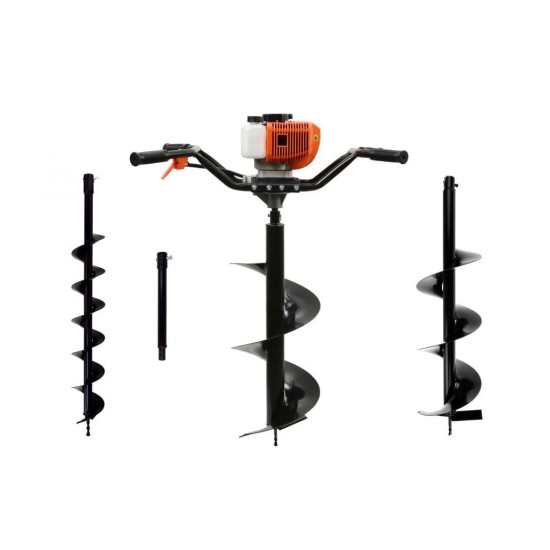 Motorová zemná vŕtačka pre dve osoby 1,4kW, 3 vŕtačky, 50cm nástavec JOHN GARDENER Motorová zemná vŕtačka pre dve osoby 1,4kW, 3 vŕtačky, 50cm nástavec JOHN GARDENER