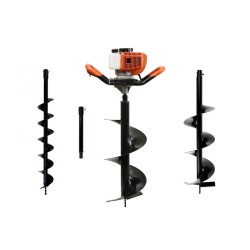 Motorizovaný zemný vrták 1,4kW, 3 vrtáky, 50cm nástavec JOHN GARDENER