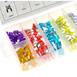 Mini poistky do auta, sada 140ks GEKO Mini poistky do auta, sada 140ks GEKO