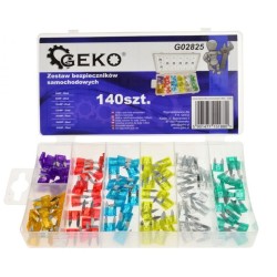 Mini poistky do auta, sada 140ks GEKO Mini poistky do auta, sada 140ks GEKO