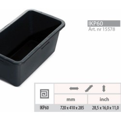 60L štvorcová malta KONTAJNER KCON60 KISTENBERG