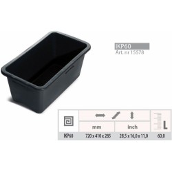 60L štvorcová malta KONTAJNER KCON60 KISTENBERG