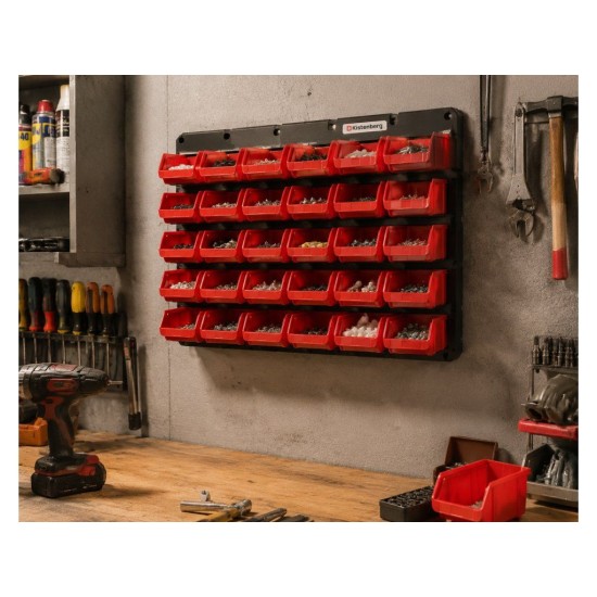 Závesný organizér/držiak s 30 škatuľami ORDERLINE KOR3 KISTENBERG