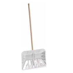 Hliníkové zakrivené hrable na sneh 49cm, drevená rukoväť Hliníkové zakrivené hrable na sneh 49cm, drevená rukoväť