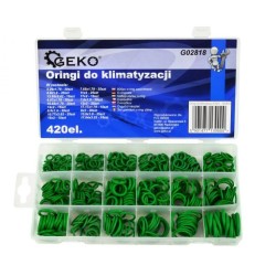 Sada tesnenia O-krúžkov pre klimatizáciu 420ks GEKO