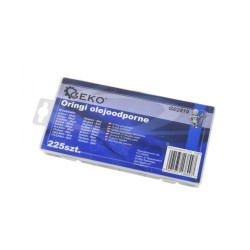 Sada tesnení odolných voči olejom 225ks GEKO Sada tesnení odolných voči olejom 225ks GEKO