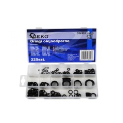 Sada tesnení odolných voči olejom 225ks GEKO Sada tesnení odolných voči olejom 225ks GEKO