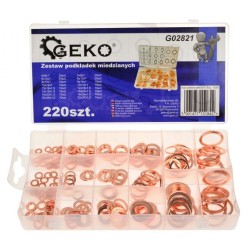 Medená podložka, sada 220ks GEKO Medená podložka, sada 220ks GEKO