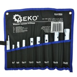 Rúrkové kľúče, sada 8ks, 6-22mm GEKO Rúrkové kľúče, sada 8ks, 6-22mm GEKO