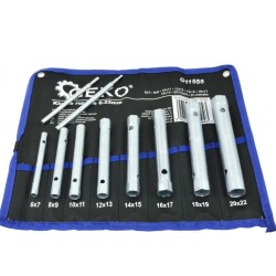 Rúrkové kľúče, sada 8ks, 6-22mm GEKO